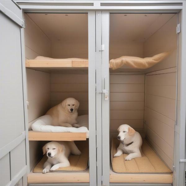 Clean and Spacious Dog Kennel