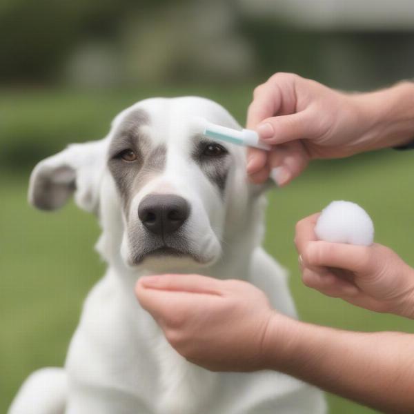 Cleaning Dog's Ears