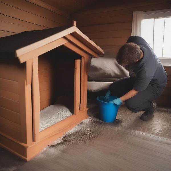 Cleaning and Maintaining a Dog House