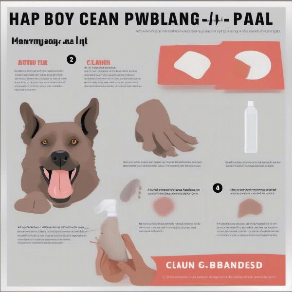 Cleaning a Dog's Paw Pad Cut