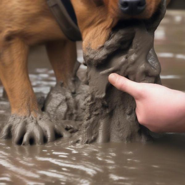 Cleaning dog rain jacket and boots