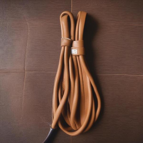 Cleaning a Leather Dog Show Lead