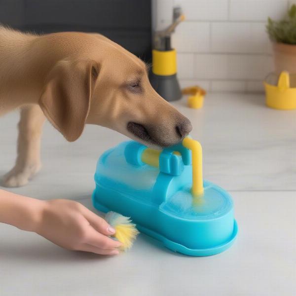 Cleaning a Dog Treat Dispenser Toy