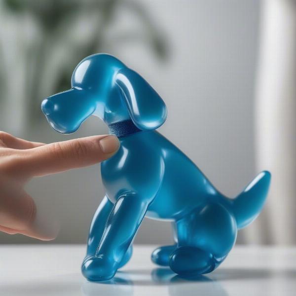 Cleaning a Glass Balloon Dog