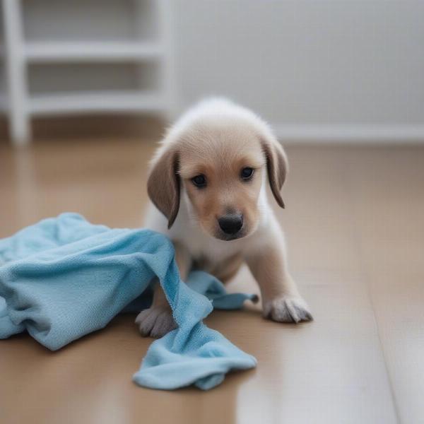 Cleaning a Goose Dog Toy