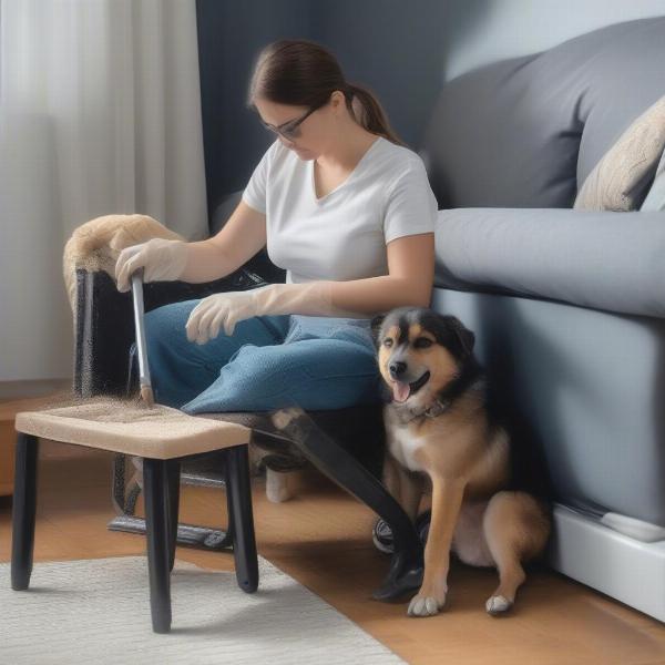 Cleaning a Human Dog Bed Chair