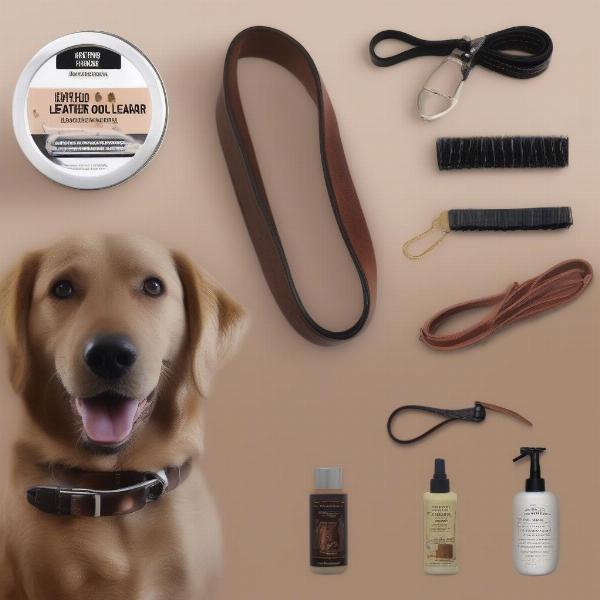 Cleaning a Leather Dog Collar and Leash