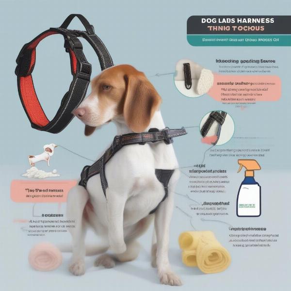 Cleaning a Senior Dog Harness