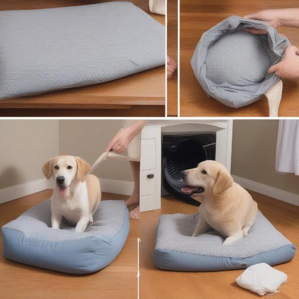 Cleaning a Sunbrella Dog Bed