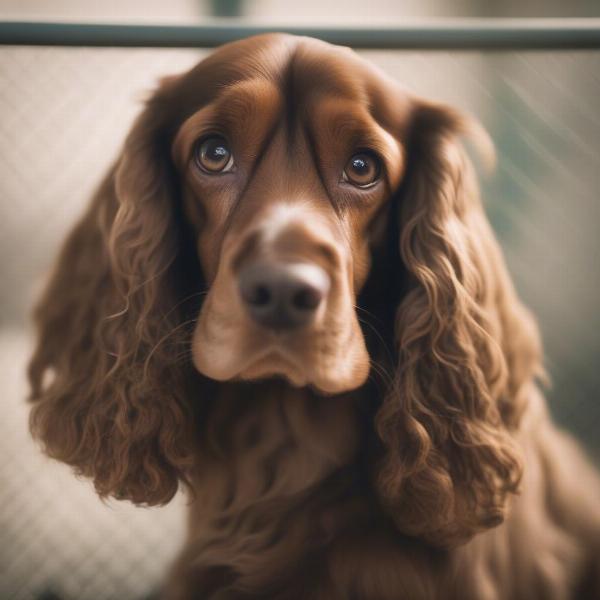 Cocker Spaniel Rescue Waiting for Adoption