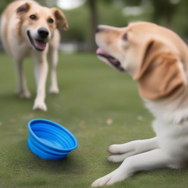 Collapsible Dog Water Bowl for Travel