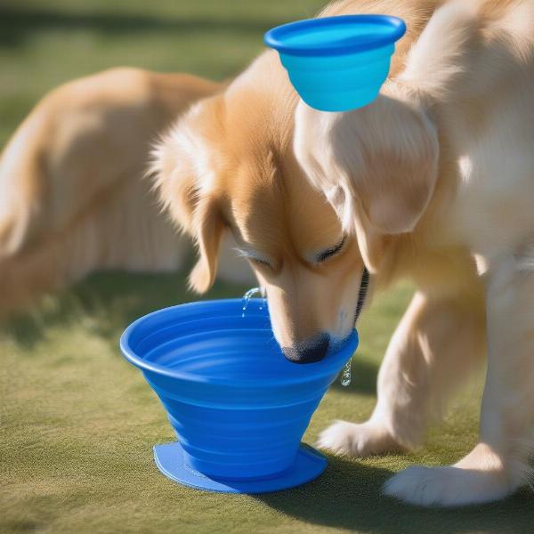 Collapsible Water Bowl for Dogs