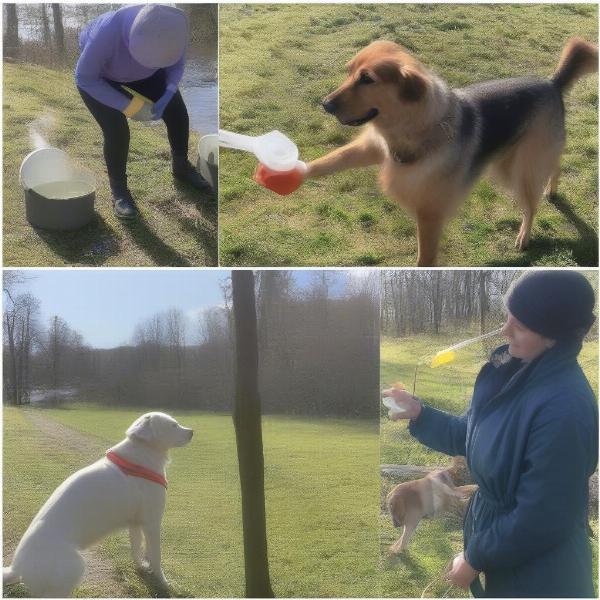 Collecting Dog Urine Sample