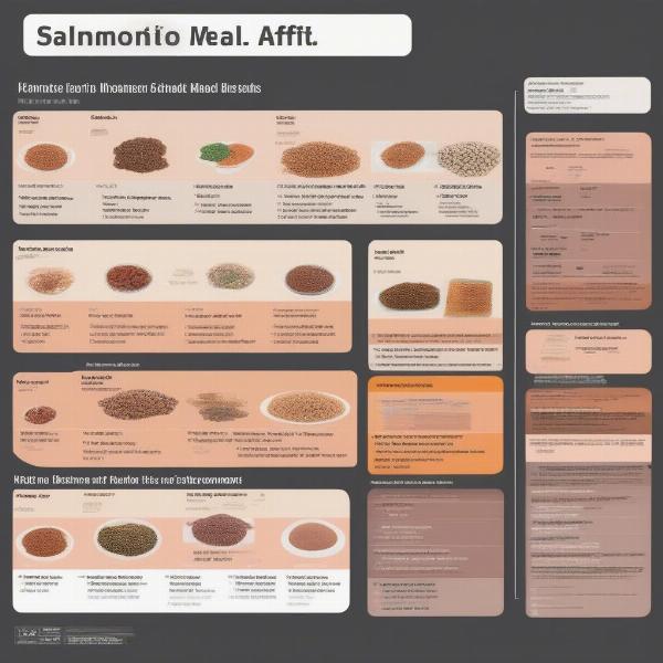 Comparing Dog Food Labels with Salmon Meal