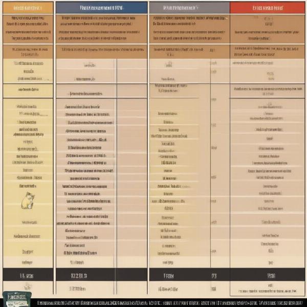 Nutritional Comparison Chart