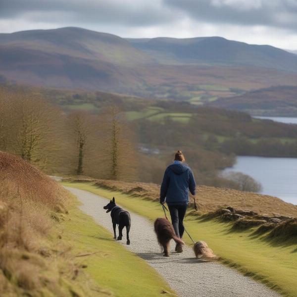 Coniston Water Walk Dog