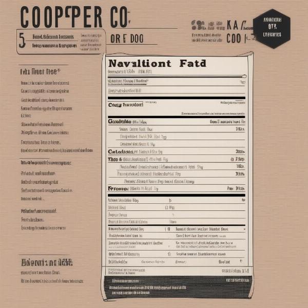 Cooper and Co Dog Food Ingredients