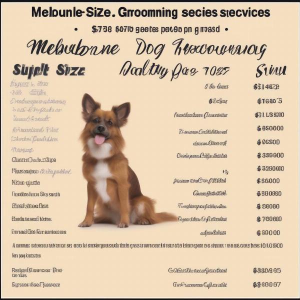 Cost of Dog Grooming in Melbourne