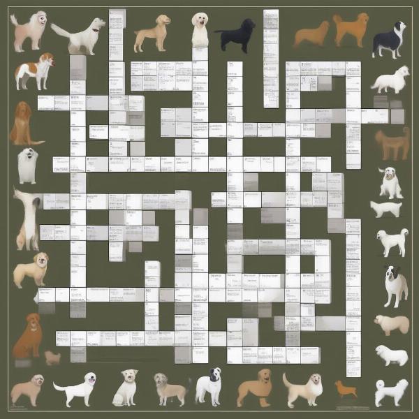 Crossword Puzzle with Dog Breed Clues