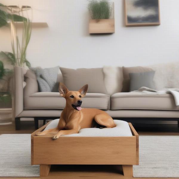 Custom Dog Box Integrating with Home Decor