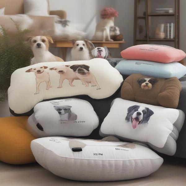 Customized Dog Pillow Sizes