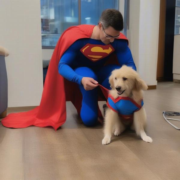 Ensuring Safety for Dogs in Superman Costumes