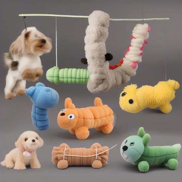 Caterpillar Toys of Varying Durability