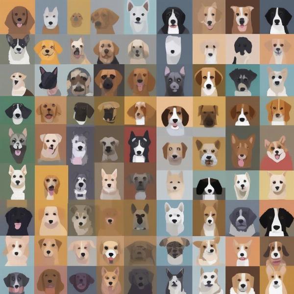 Different Dog Breeds in Crossword Clues: A collage featuring various dog breeds commonly found in crossword puzzles, like Labrador, Pomeranian, Beagle, and German Shepherd.