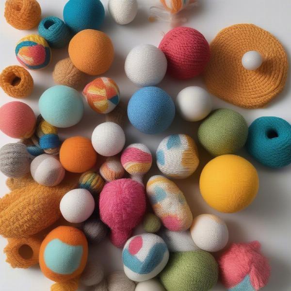 Different Dog Toys Balls