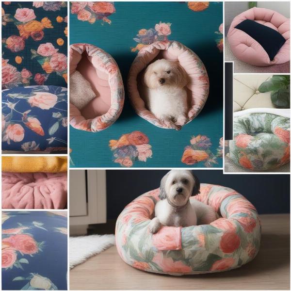 Different Floral Dog Bed Styles