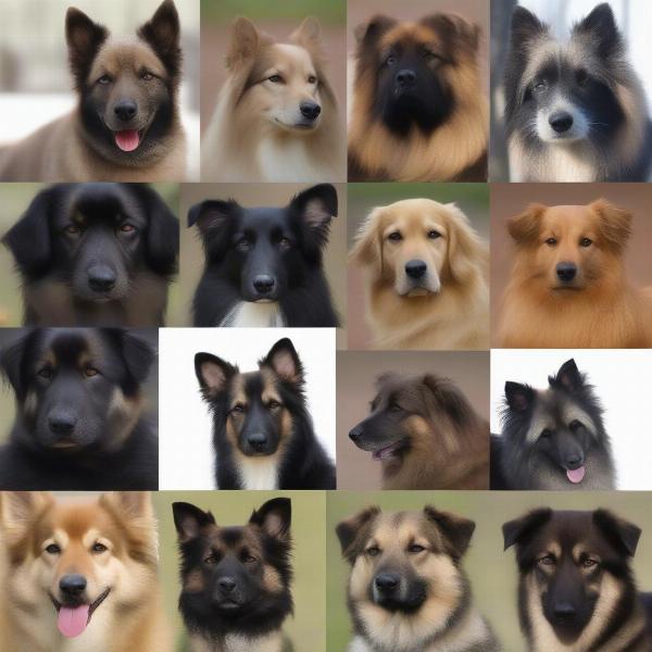 Different Sable Colour Variations in Dogs