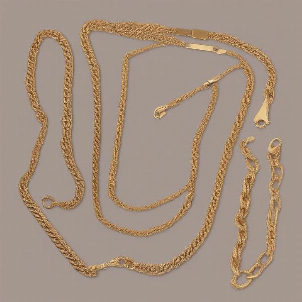 Different Styles of Dog Gold Chains