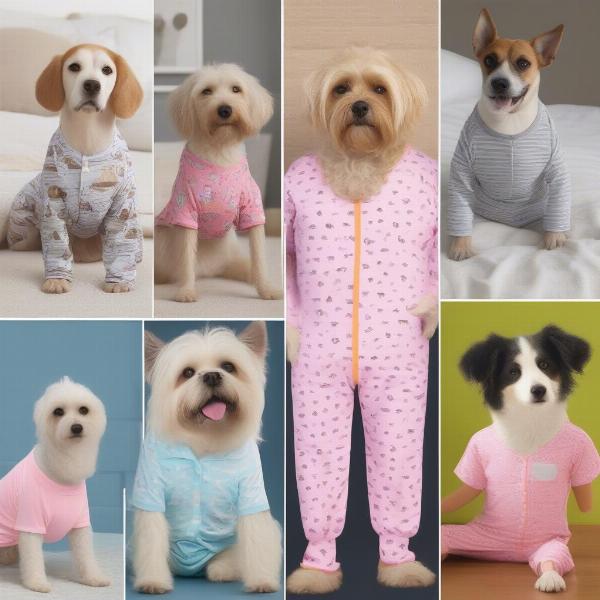 Different Styles of Dog Pajamas