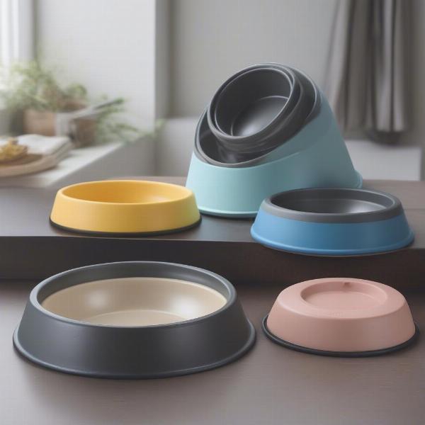 Different types of anti-spill dog bowls