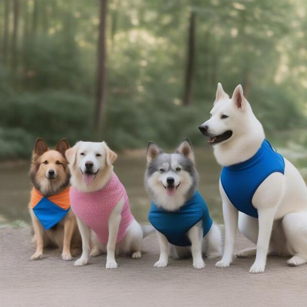 Different Types of Dog Cooling Shirts