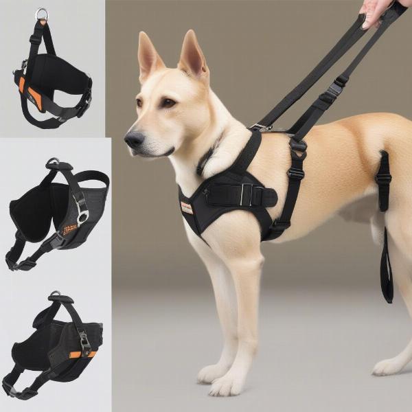 Different Types of Dog Hind Leg Support Harnesses