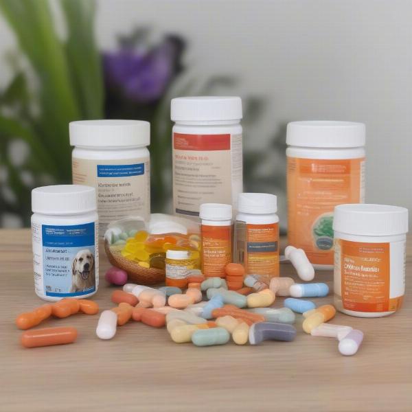 Various forms of dog multivitamins available in the market