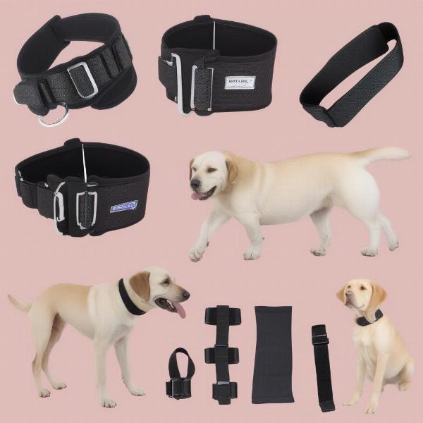 Different types of dog shoulder braces available