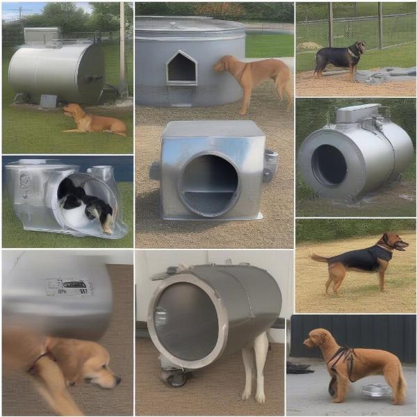 Different types of dog tanks