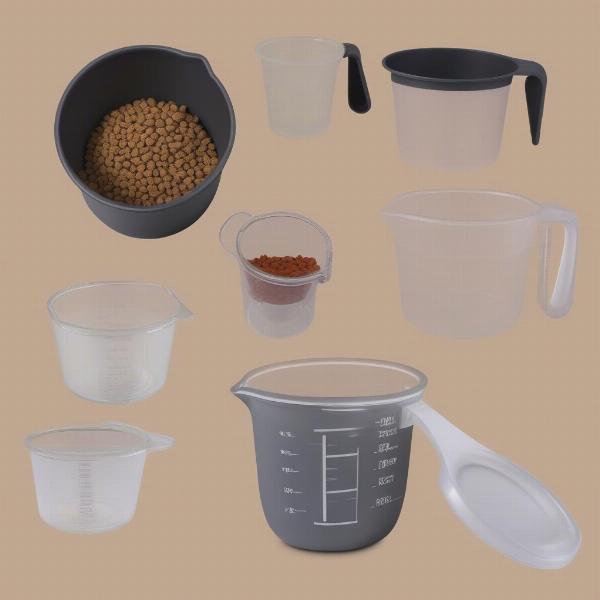 Different Types of Dog Food Measuring Cups