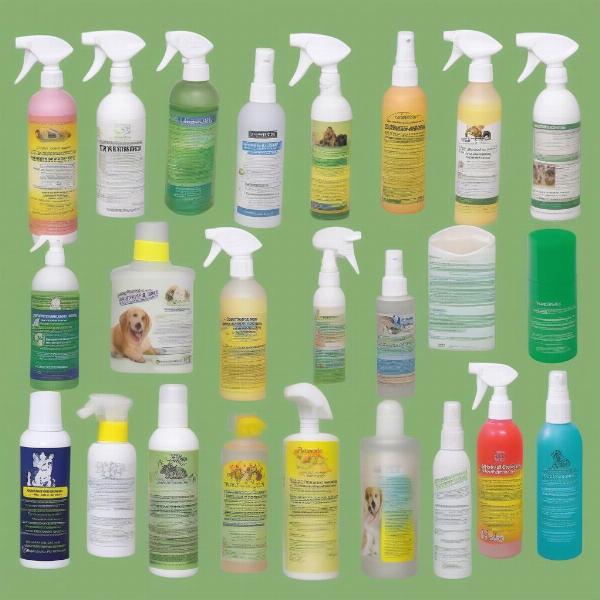 Different types of dog insect sprays