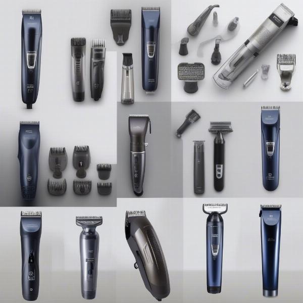 Various vacuum clipper models and attachments