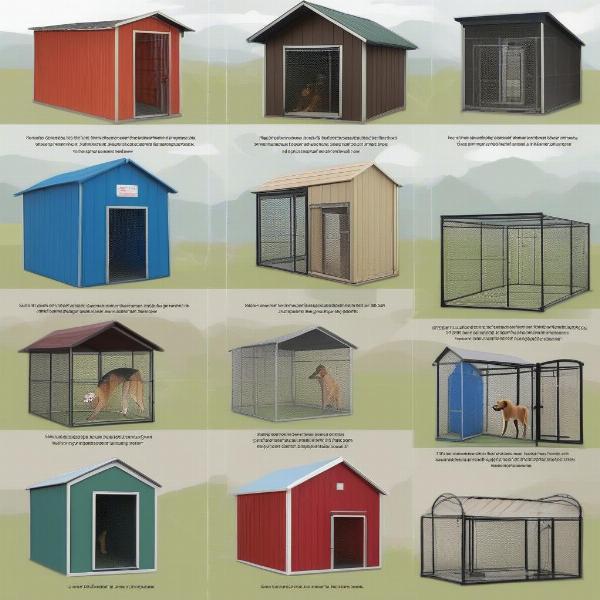 Different Types of Outdoor Dog Kennels