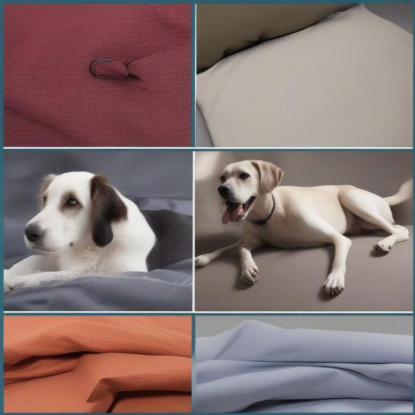 Different types of waterproof dog bed covers