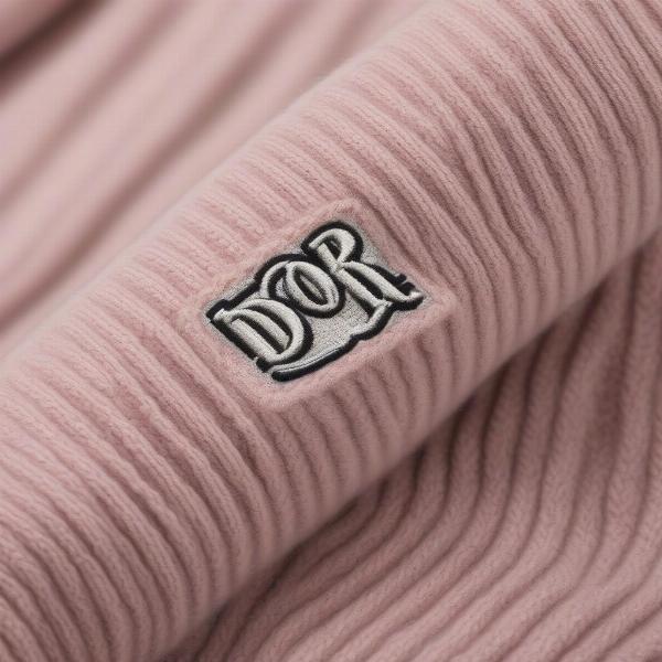 Close-up of a Dior Dog Sweater