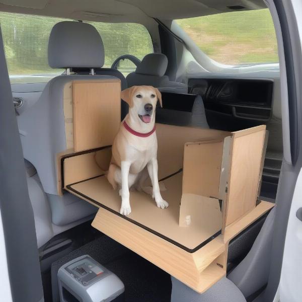 DIY Dog Car Seat Gap Filler