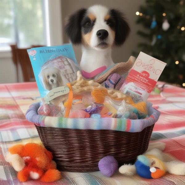 DIY Dog Gift Basket for Mother's Day