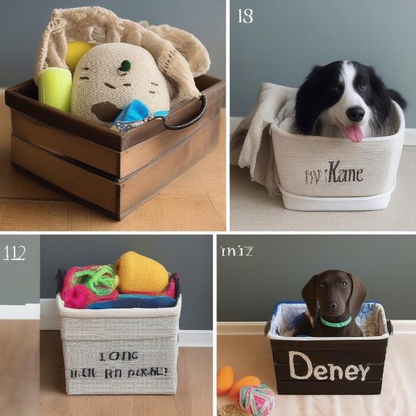 DIY Dog Toy Basket Ideas