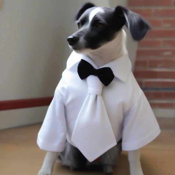 DIY Reservoir Dogs Dog Costume