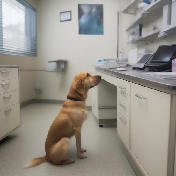 Dog at the Vet